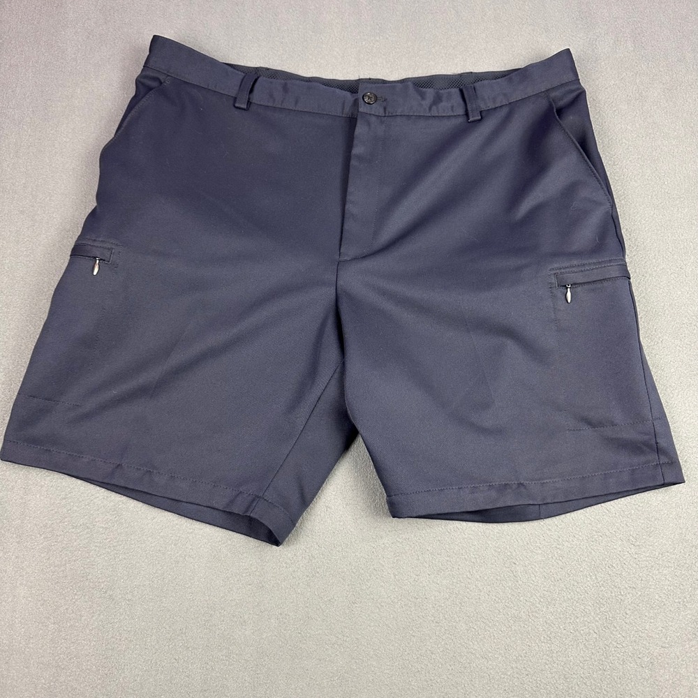 IZOD Golf XRG Mens Navy Blue Cargo Performance Stretch Shorts Size 42